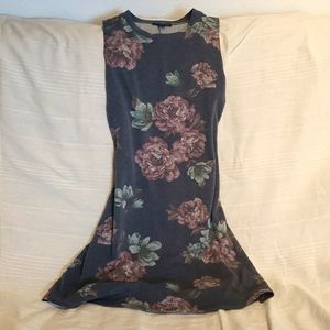 Fortune & Ivy Blue Floral Dress